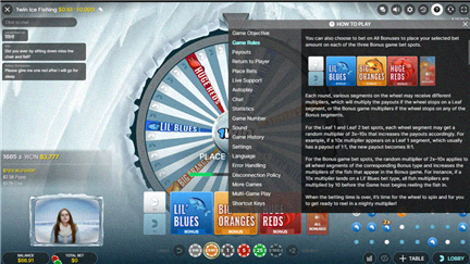 Screenshot regole Ice Fishing dettaglio